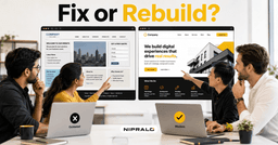 Website Redesign: Should You Fix Your Site or Rebuild It From Scratch?